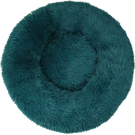 Lit pour Chat, Coussin Moelleux, Doux Lavable pour Chats Chiens (Vert Foncé, 80 cm), Ensoleillé (1/5)