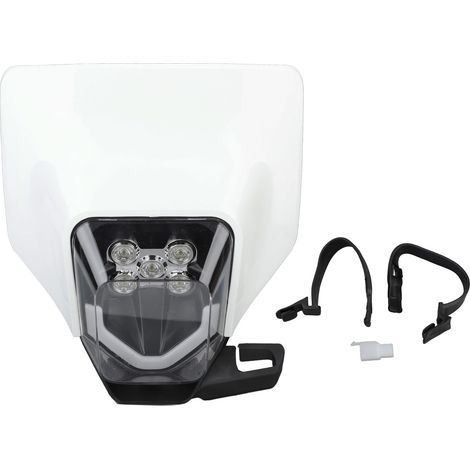 35-W-Motorradscheinwerfer mit 5 LEDs, hohe Helligkeit, geringer Stromverbrauch, für FC, TC, FE und TE, weiß (1/5)