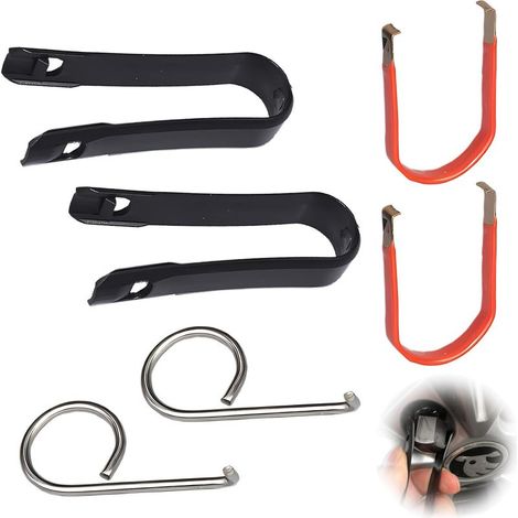 GDHZS-6 Pcs Extracteur De Capuchon De Boulon De Roue, Voiture Couvre l'outil d'extraction, Outil Demontage pour Couvre-écrous pour Retirer Le Cache-écrou de Roue (1/5)
