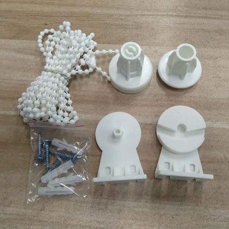 Klassischer Bedienkopf für 25-mm-Rollos mit 3-Meter-Kette, Schraube und Gummistopper (1/5)