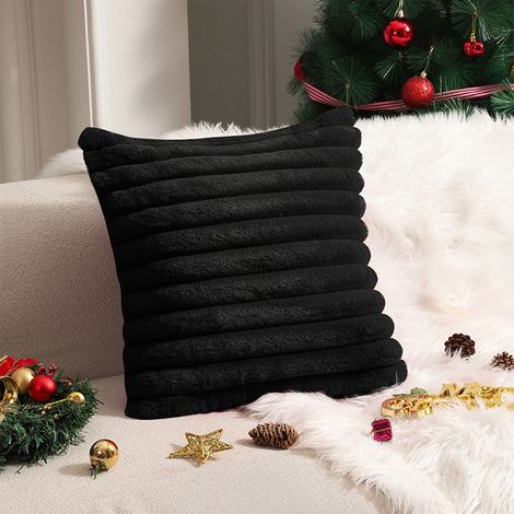 Housse De Coussin - Velours Côtelé - 45 X 45 Cm - Pour Canapé Lit Chambre - 1 Pièce (1/5)