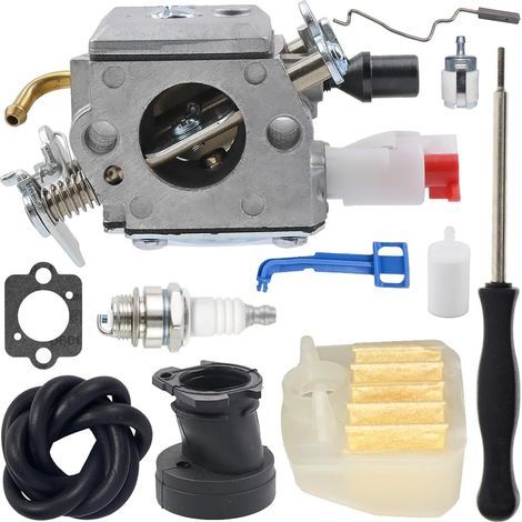 Carburatore compatibile con Husqvarna 340 345 346XP 350 353 – Sostituisce Zama C3-EL32, C3-EL18 – Per motoseghe Jonsered (1/5)
