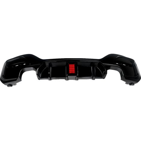 Diffusore posteriore, compatibile con auto di lusso compatte M Sport, finitura nero lucido, nero lucido (1/2)