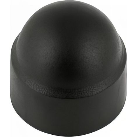 10 cache écrous tête hexagonale nylon noir mm - Diamètre 6 mm mm