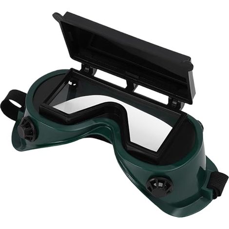 Lot de 4 lunettes de soudage, de meulage et de brasage/découpe plasma, pour matériaux en polycarbonate, pour soudage à l'arc ascendant. (1/5)