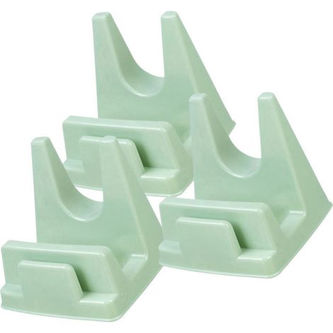 Support de couvercle de casserole en plastique sans perçage, antidérapant et facile à nettoyer pour la cuisine (1/5)