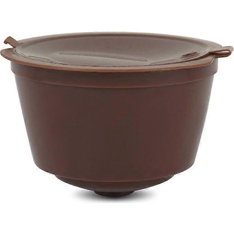 stuks herbruikbare koffiefilters (koffiecapsules), bruin (1/5)