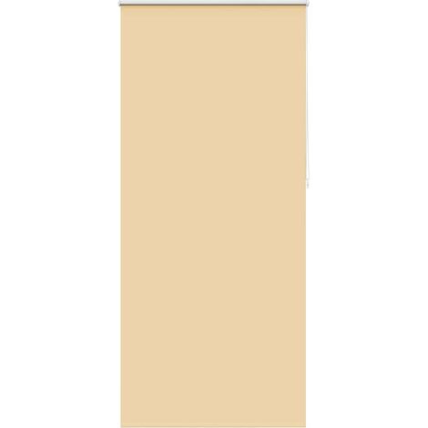Store enrouleur occultant 84,4 x 230 cm, largeur du tissu 80 cm, beige