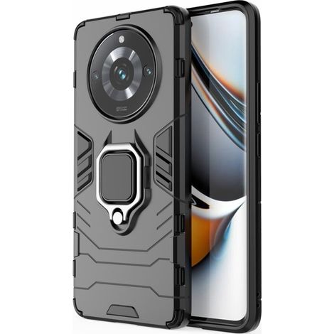 Étui pour Realme 11 Pro / 11 Pro+, anneau de support, noir (1/5)