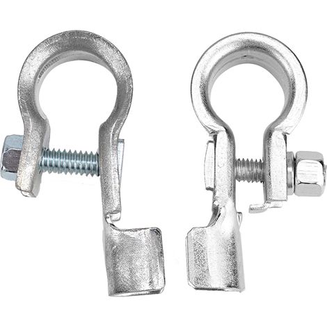 2 Plus- und Minus-Batteriepole, Ersatzstecker, Autozubehör, Paar Anschlüsse, 2 Stück, robustes Material (1/5)