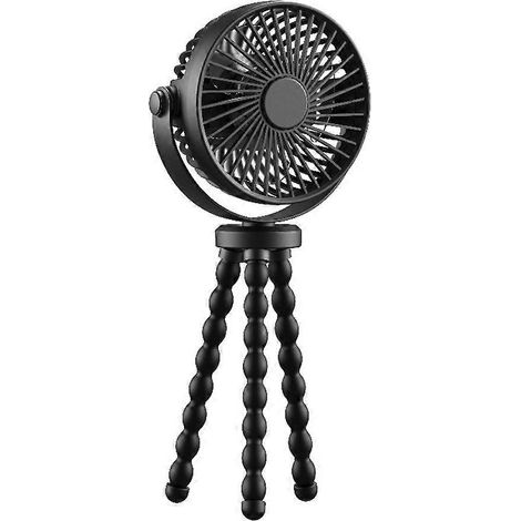Ventilateur multifonction Octopus à 8 griffes réglables, silencieux, portable, 5200 mAh (1/5)