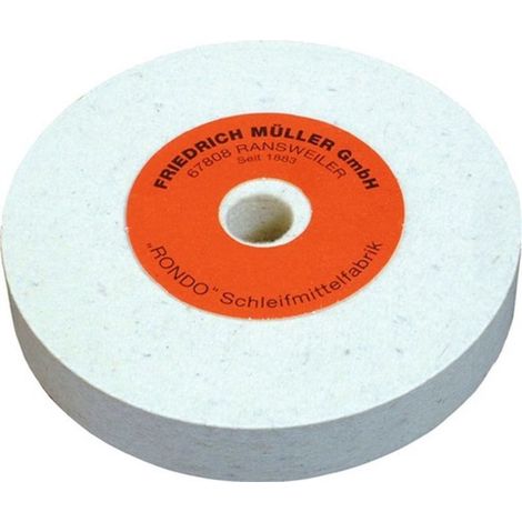 MÜLLER 843476 Filzpolierscheibe  D.200xB25x20mm  Wollfilz