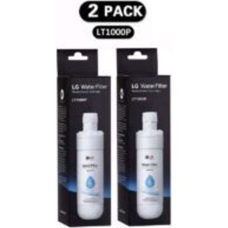 RHG Filtre à eau pour réfrigérateur, filtre accessoire LG LT-1000p, paquet de 2