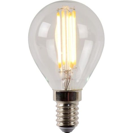 P45 - Ampoule filament - Ø 4,5 cm - LED Dim. - E14-1x4W 2700K - Transparent (1/5)