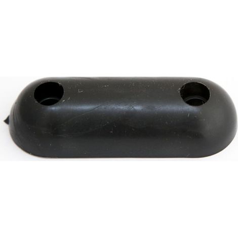 Lot de 24 amortisseurs en caoutchouc pour lunette WC + vis 60 mm x 22 mm x 12 mm Noir