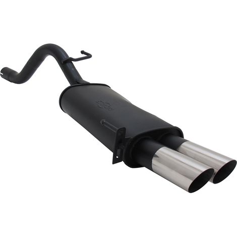 Échappement arrière sport Novus pour Fiat Grande Punto 199 2x76mm MS-Design ABE