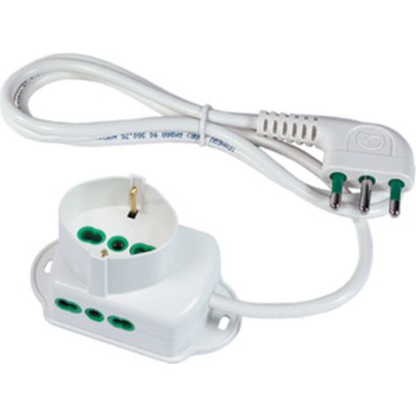 FME 42.105 MULTIPRESA 2P BIP+1BIP/SCHUKO TRIAX 1,5 M- FANTON- 1,0 pz