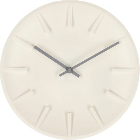 Orologio da parete "Hervar" in metallo stile minimal Ø 30 cm -Grigio (1/2)