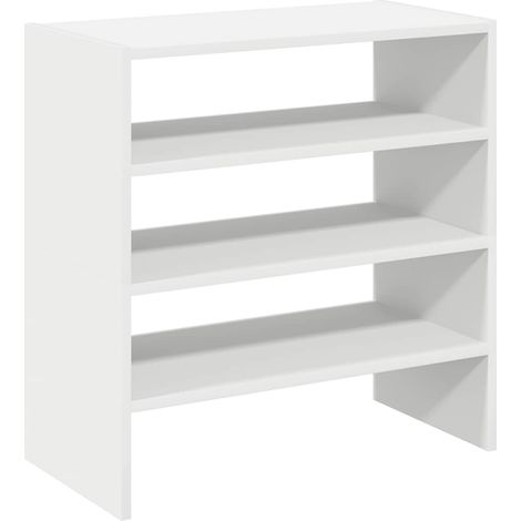Maison Exclusive - Scarpiere 2 pz Impilabili Bianche 60x30x30,5 cm