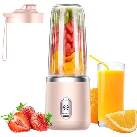Blender personnel rechargeable, machine jus smoothies fruits pour voyage bureau maison plage sport (1/5)