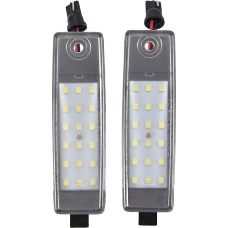 Luce targa a LED bianca per auto, accessorio per auto (1/4)
