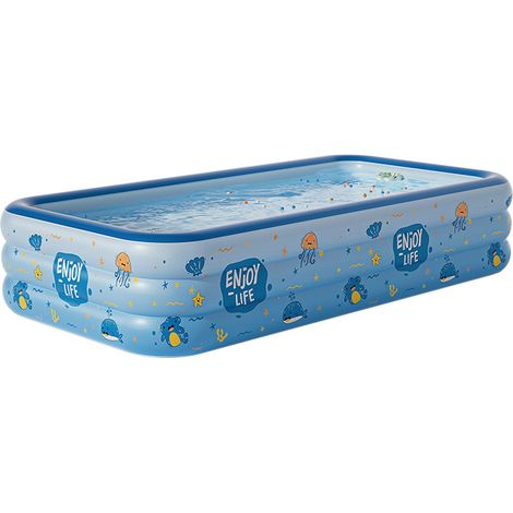 Piscine Gonflable Intelligente Recharge Rapide – Grande Piscine Familiale pour Enfants et Adultes, Bassin de Jeu Aquatique Portable pour Extérieur et Jardin