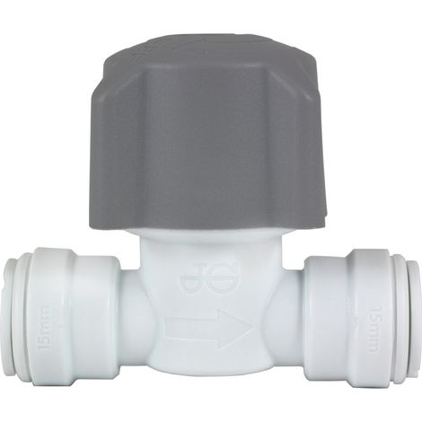 John Guest Speedfit Plastic Stop Valve 22mm (22STV/2) (Pack of 2) (1/3)