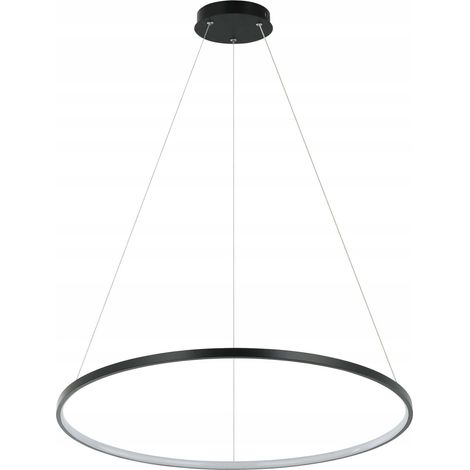 LED-Pendelleuchte Prestige Ring, 35 W, Farbtemperatur variabel, 66 cm, Schwarz (1/5)