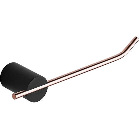Mexen Aron porte-papier de toilette, Noir/Or rose - 7088133-67 (1/2)