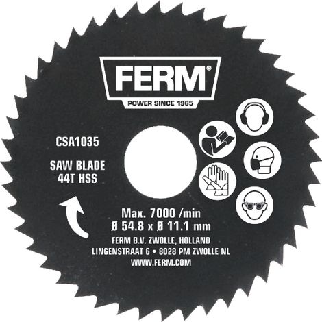 FERM Hoja de sierra de precisión 44T (HSS)