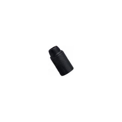 Portalampada E14 E600F nero filettato LAPE600F/NE decorativo industriale