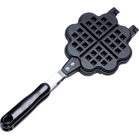 Moule à gâteau, gaufrier, moule à crêpes doubles en forme de fleur, idéal pour la cuisine maison, la préparation de desserts et les fêtes - AquaForge (1/5)