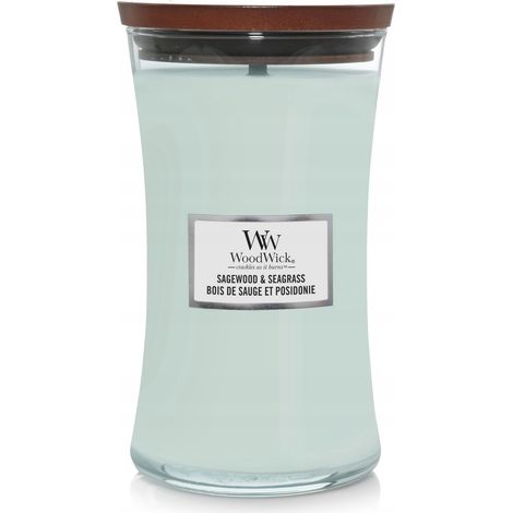 Vela WoodWick de salvia y hierba marina, 609,5 g (1/4)