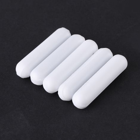 Stück weiße PTFE-Magnetrührstäbe Typ C für Labor-Magnetrührer