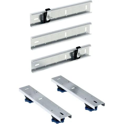 Ensemble de pieds et traverses pour receveur de douche en acrylique sanitaire (1/2)