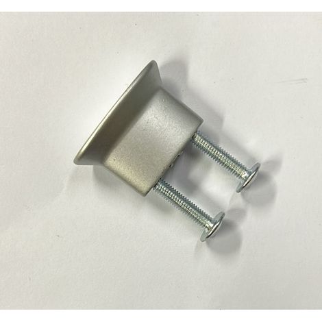 ORECA - POMOLO ZAMA ALLUMINIO SATINATO 34X16X20MM
