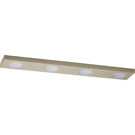 [GEBRAUCHT] B-Ware Sigma Deckenlampe Leuchte Deckenleuchte Hero Gx53 Led 4 Flammig Grau Beige 75 Cm