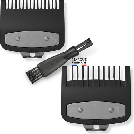 Set mit 2 Aufsätzen für Haarschneidemaschinen (1,5 mm und 3 mm), Friseurzubehör, für Fade-Haarschnitte, kompatibel mit Wahl-Haarschneidemaschinen (1/5)