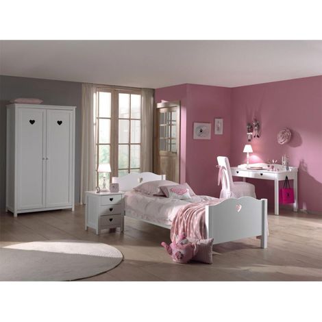 Chambre Complète 5P "Amori" Blanc (1/5)