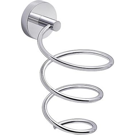 Porta phon da muro in acciaio inox e Cromall 2355 Gedy serie EROS Cromato
