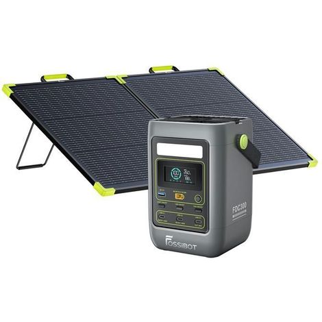 FOSSIBOT-FDC300-288Wh-300W-Generatore Elettrico-90000mAh-LiFePO4-Centrale Elettrica Portatile+Pannelli Solari SP100PRO (1/5)