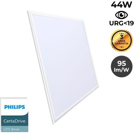 Lotto 2 Pannello LED slim 60X60 cm - Driver Philips - 44W -