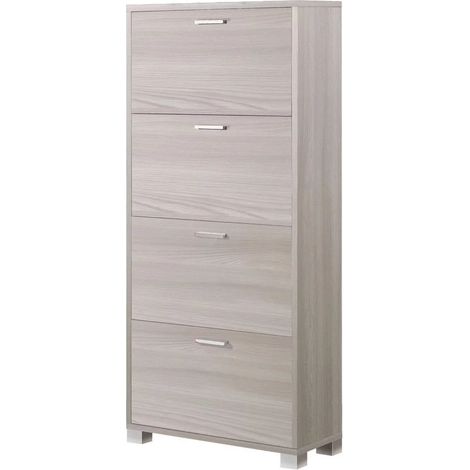 scarpiera olmo con 4 ante, 70x29x154 cm (1/4)
