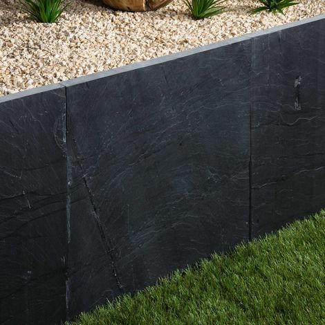 Palis Ardoise Noire 80x50x2-3 cm (à l'unité) - RO'MA NATURE