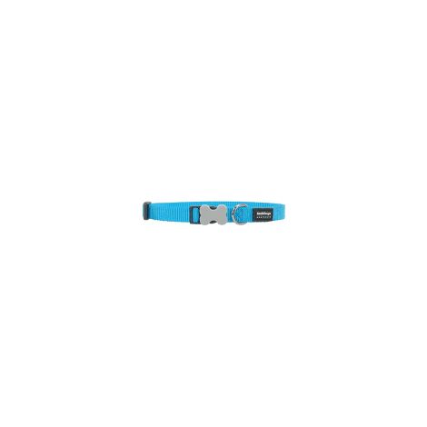 Collier chien réglable Red Dingo Basic Turquoise Taille : T3 (1/3)