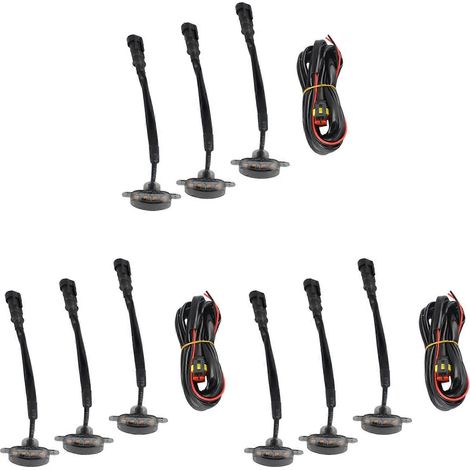 feux de position avant à LED ambrées avec lentille fumée pour Ford F-150 Raptor (1/5)