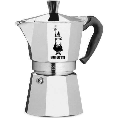 Caffettiera caffè espresso moka in alluminio 6 tazze bialetti