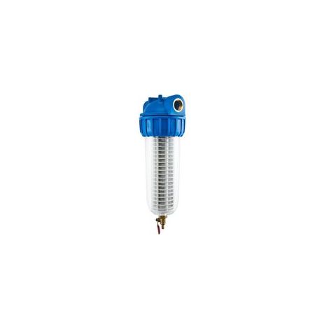 Filtre surpresseur pour pompe de jardin 350 mm – Cartouche filtrante lavable – Diamètre interface 25 mm – Filtration eau sale ou sableuse (1/4)