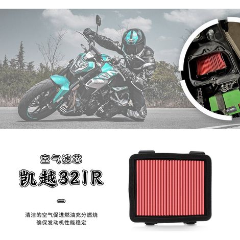 Suitable for Q type air filter elements for Keeway 321R/321RR Q type motorcycles. (1/5)