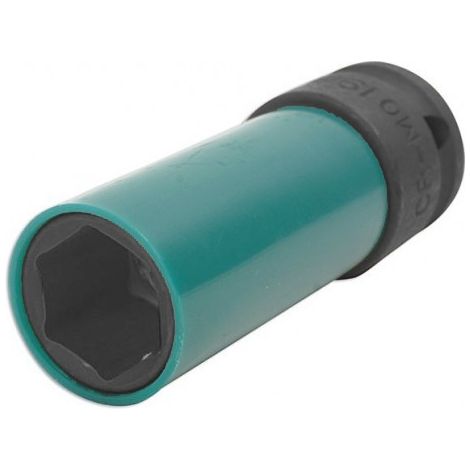 Llave de vaso 1/2" para llantas de aluminio 19 mm. Vaso con proteccion anti arañazos (1/3)